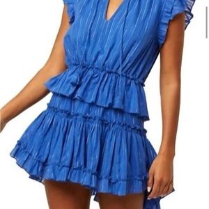 MISA LA Blue Mini Dress
